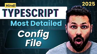 TypeScript Hindi Tutorial Configuration file tsconfig file