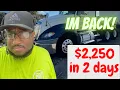 Owner operator made 2 250 in two days daycab trucking vlog