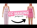 How to make CC CLOTHING for THE SIMS 4 2024 Edition Tutorial