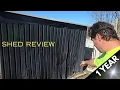 TMG shed 1 year review