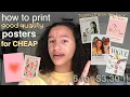 how i make trendy posters cheap