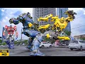 Download Lagu Transformers: Optimus Prime \u0026 Bumblebee vs Pacific Rim Robot War (Movie 2023)