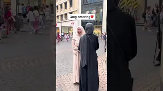 دختری مقبول بعد از پوشیدن حجاب واقعا زیبای واقعی پیدا میکند Asking Girl To Try Hijab Mashallah 