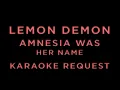 Download Lagu Lemon Demon - Amnesia Was Her Name • KARAOKE