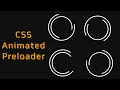 CSS Preloader Animation Using Pure CSS