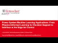 Hands-On Demo for Part 2 of the Tutorial Power System Machine Learning Applications