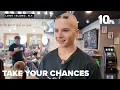 Spin the wheel barber draws large crowds