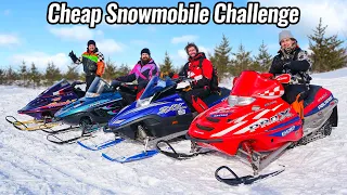 Cheap Snowmobile Challenge