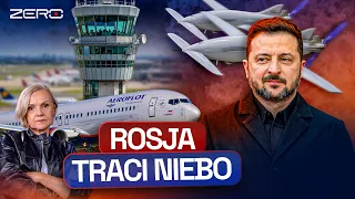 UKRAIŃSKIE DRONY (I ZEŁENSKI) ZAMYKAJĄ ROSYJSKIE LOTNISKA