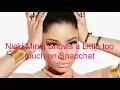 Nicki Minaj Shows Off Her Boobs on Snapchat