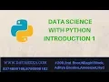 01 Data Science With Python Tutorial Introduction 1