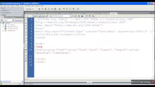PHP Tutorial in Hindi 11 - Multidimensional Array with Example