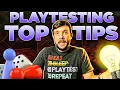 My 5 25 Best Board Game Playtesting Tips