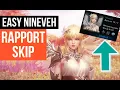 Nineveh One-Shot Rapport Guide - DONT MESS THIS UP