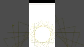 Sun drawing using Python turtle