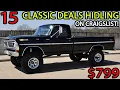 Affordable Awesome - 15 Classic Trucks Found on Craigslist