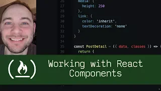 Working with React Components P5D55 - Live Coding with Jesse