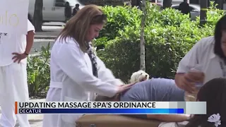 Massage therapist City of Decatur team up to change local legislation