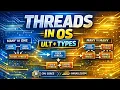 Threads in OS Full Clear in Hindi User Level Threads Types Explained Easily operating system