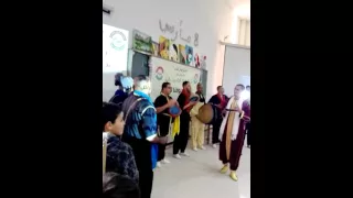 فرقة فرسان مغنية حفل 08 مارس بجامعة مغنية 