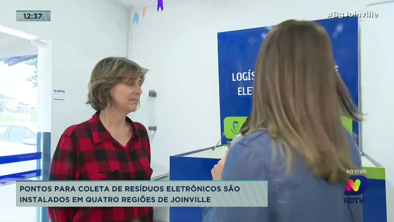 Pontos para coleta de resíduos eletrônicos são instalados em quatro regiões de Joinville