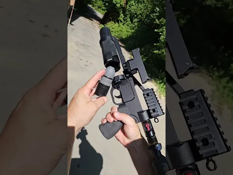 Shoot a drone with a Grenade Launcher