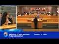 August 11 2026 - 10am Regular Board Meeting Including Closed Session