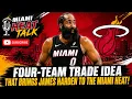JAMES HARDEN TO THE MIAMI HEAT THIS 4-TEAM TRADE MUST BE STOPPED