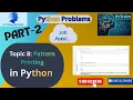 What is Pattern printing in Python How to print Diamond pattern and Pyramid Pattern