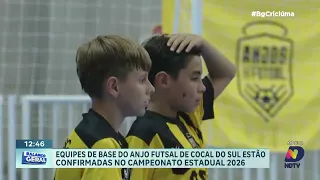 Anjo Futsal disputa estadual nas categorias de base