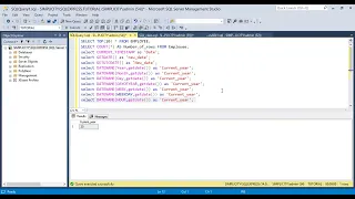 Date Function in Microsoft sql server