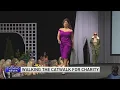 Micah attends catwalk event to raise money for charity