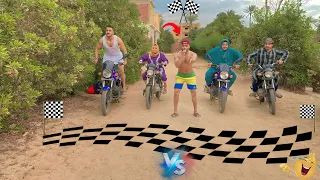 لما علتك تدخل سباق موتسكلات ام عمر دخلت سباق بالموتسيكل عمر نصر 