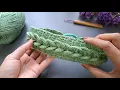 Fantastic DIY crochet 3D headband with super easy stitch