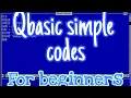 Simple Qbasic code for beginners DIY CHI