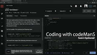 Codewars 8 kyu Semi-Optional Javascript
