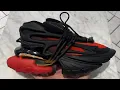 Balmain Unicorn Low Black Red Sneakers