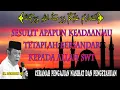 sesulit apapun keadaanmu tetaplah bersandar kepada allah swt - KH zainuddin MZ