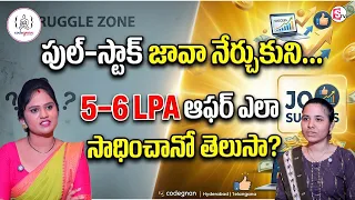 Codegnan Learn Full-Stack Java Get a 5 6 LPA Job - My Success Story SumanTV Usha