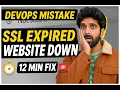 DevOps SSL Outage Fix Expired Certificates in 12 Minutes