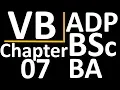 Complete Chapter No 7 Visual Basic