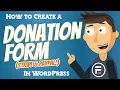 How to Create a Donation Form in WordPress
