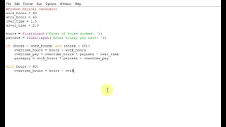 Python Payroll Calculator