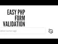 Easy PHP Validation Adding More Rules
