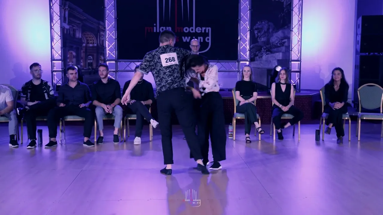 Noé Roche & Timea Gombos - 2nd place Advanced Jack&Jill Finals - Milan Modern Swing 2023