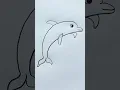How to Draw a Dolphin Step by Step for Kids Easy and Simple Dolphin Drawing for Kids