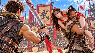 【Chinese drama】比武招親!男子過關斬將贏下比賽,不料土匪闖入竟把新娘擄走!#戰爭 #動作 #action
