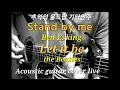 Download Lagu 비틀즈-렛잇비🌼스탠 바이 미-벤이킹/기타연주 Acoustic cover live/Stand by me-Ben E.king/Let It Be-Beatles 코드악보가사