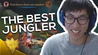 Doublelift - "I'M THE BEST JUNGLER IN THE WORLD!" ft. Biofrost - League of Legends Stream Highlights