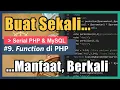 Membuat Function di PHP 09 PHP MySQL